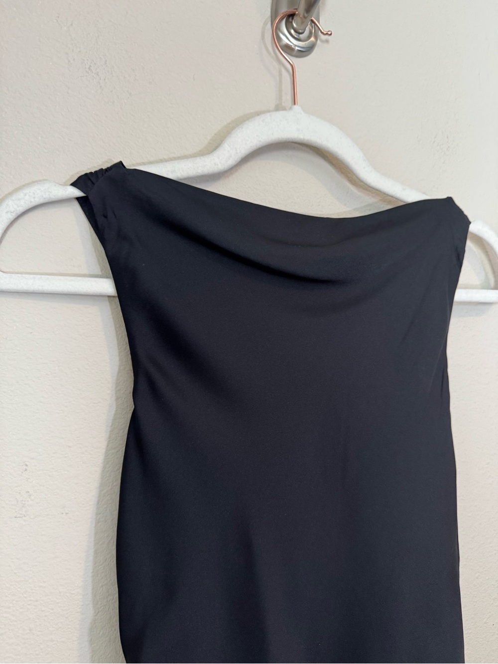 Quince Washable Stretch Silk High Neck Midi Dress - Picture 4 of 9